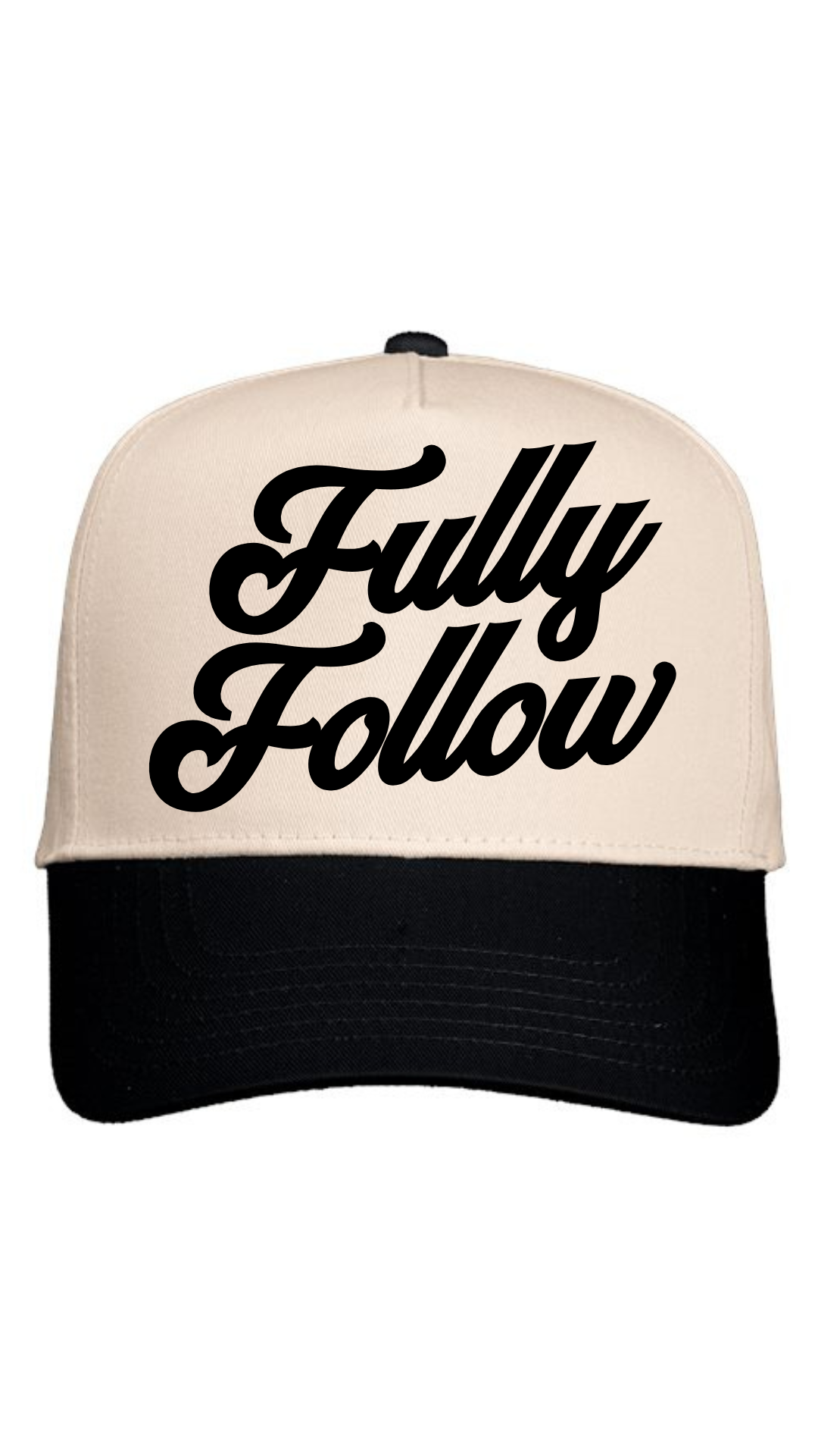 Fully Follow Cap - Black